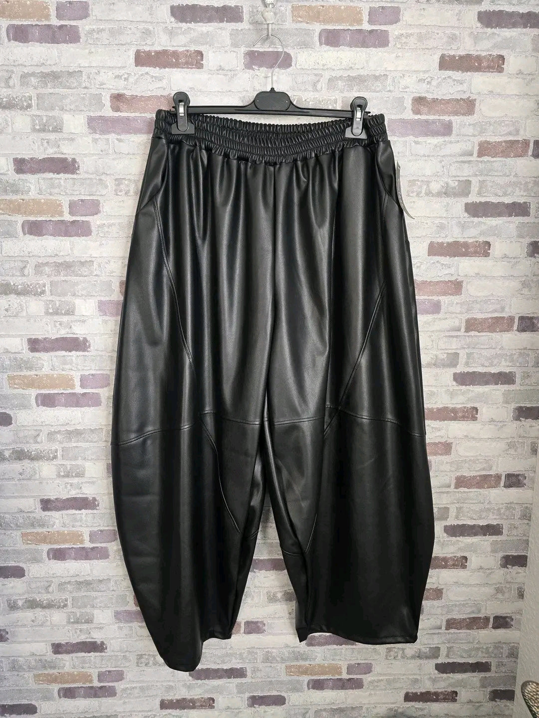 Lederimitat Ballon Hose - Größe 48/50/52/54
