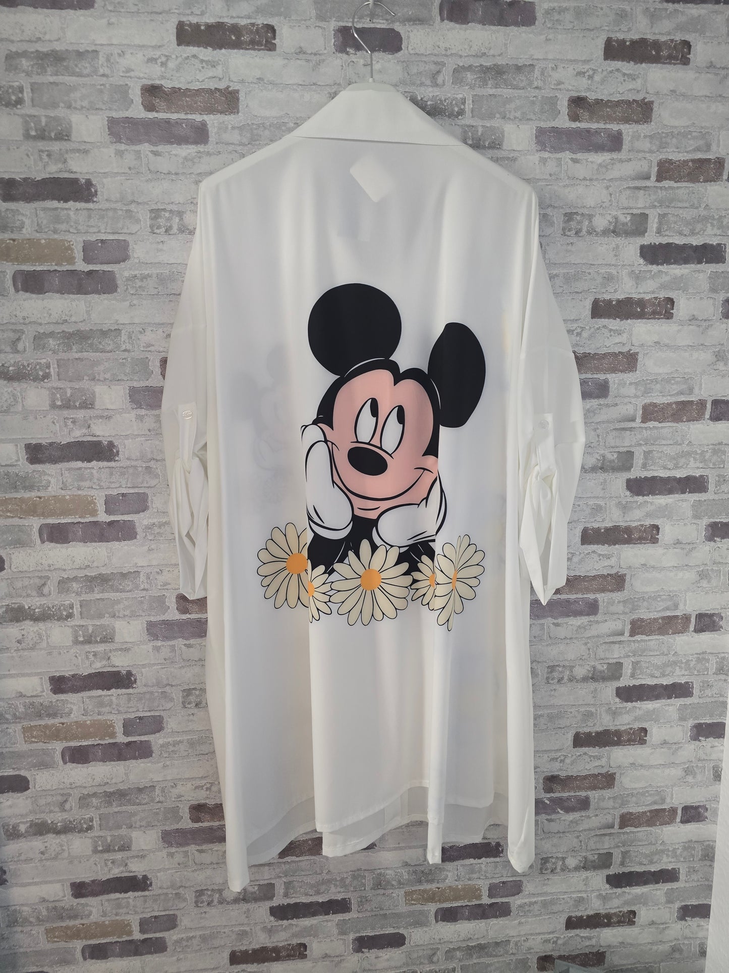 Motiv Bluse - Größe 54/56/58