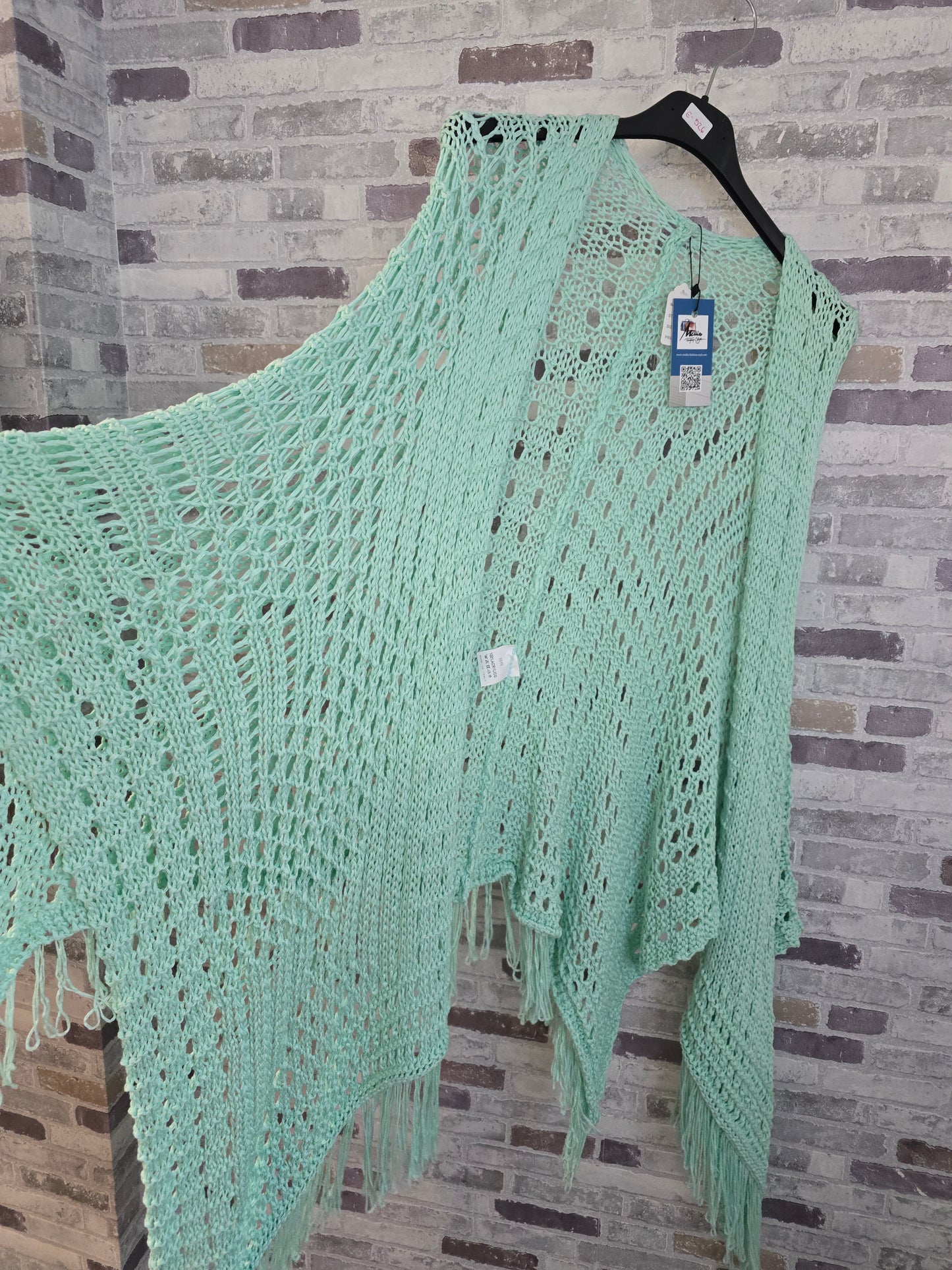 Loch Überwurf / Poncho - Größe 46-52