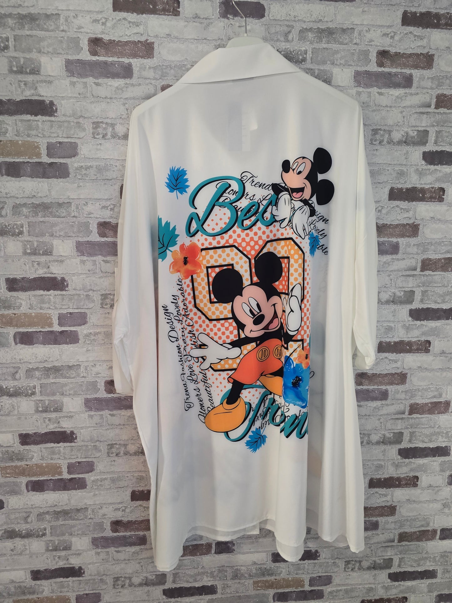 Motiv Bluse - Größe 54/56/58