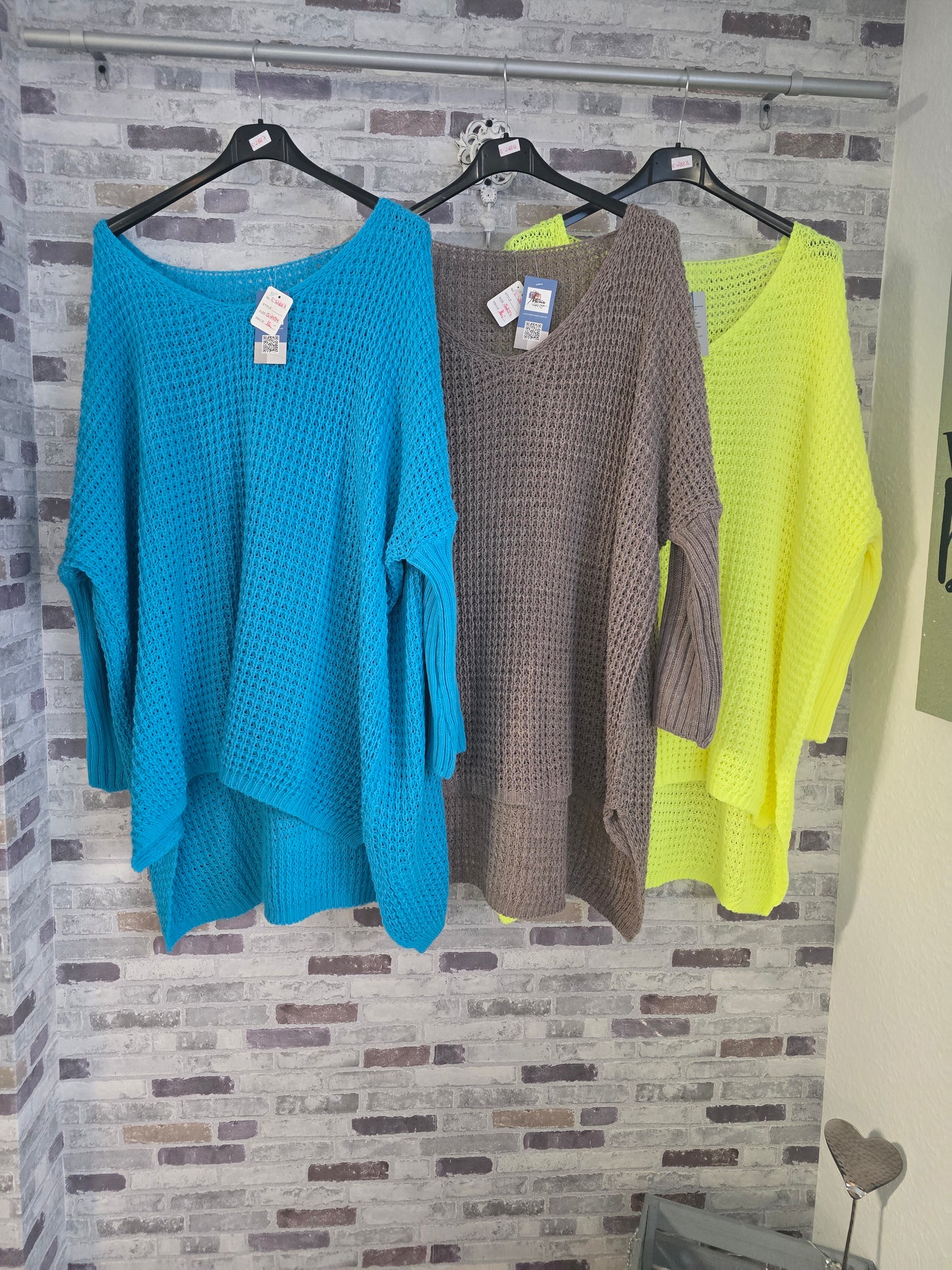 Grobstrick Pullover - Größe 52/54