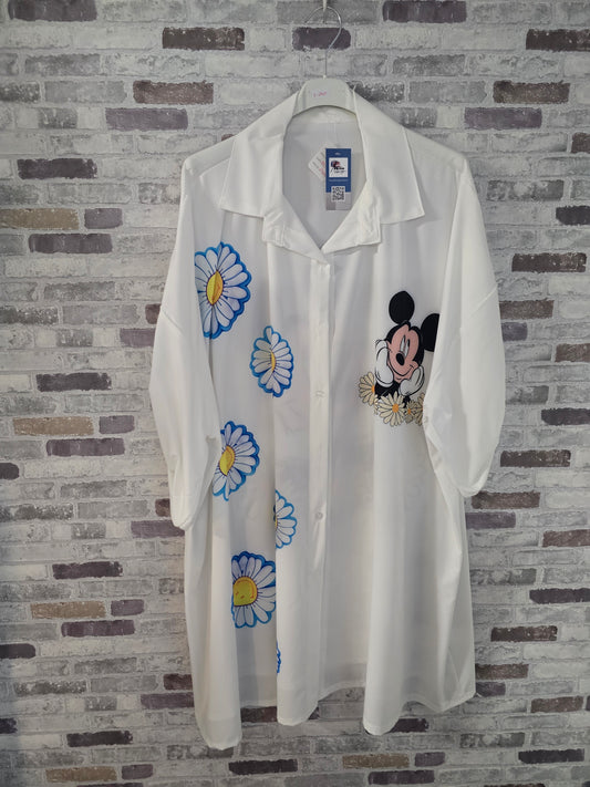 Motiv Bluse - Größe 54/56/58