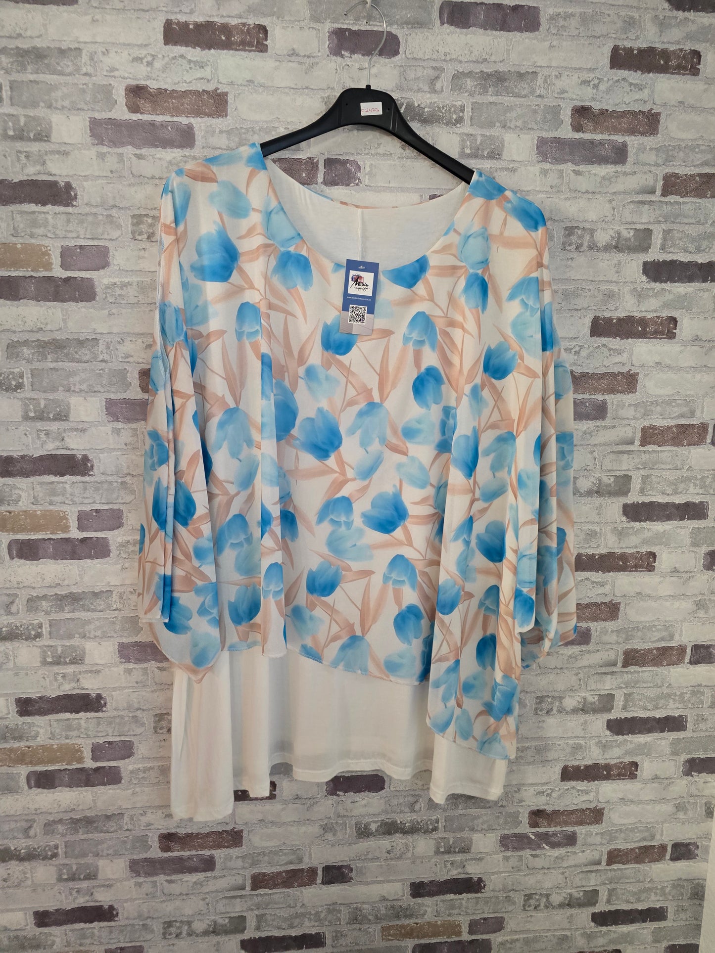 Lagenlook Tunika - Größe 52/54/56