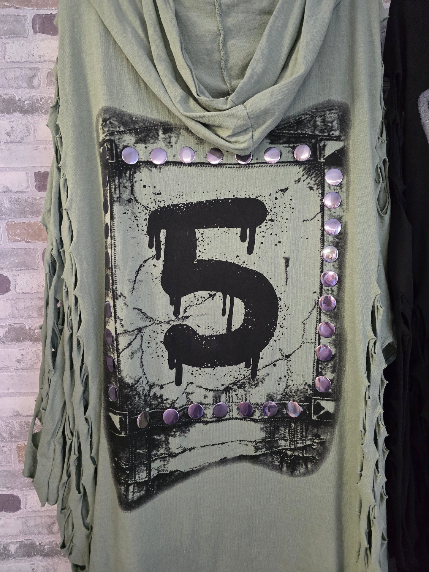 Oversize Motiv Jacke - Größe 52/54/56