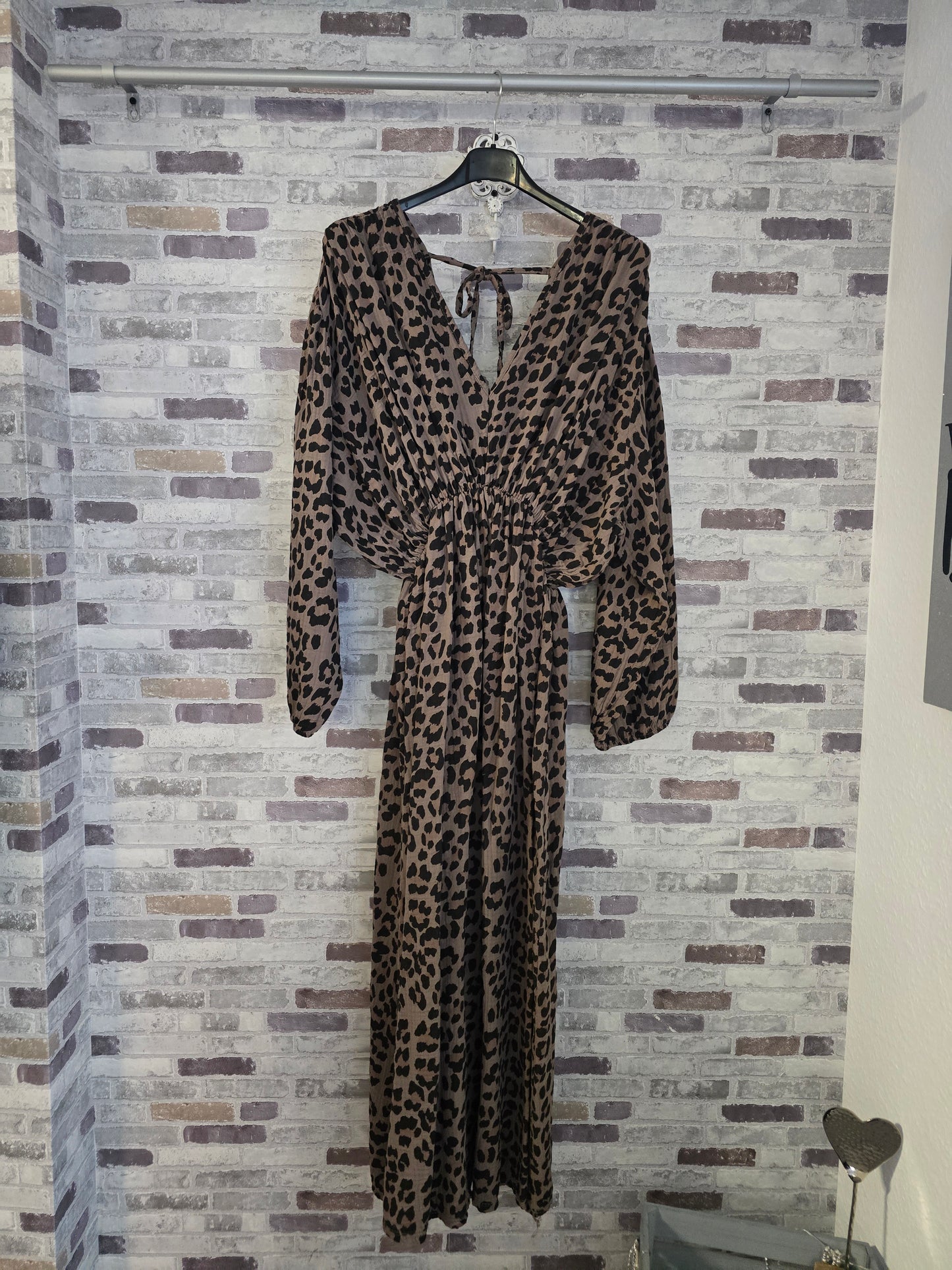 Leo Musselin Kleid - Größe 50/52/54