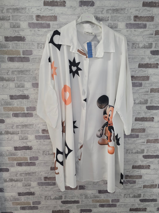 Motiv Bluse -Größe 54/56/58