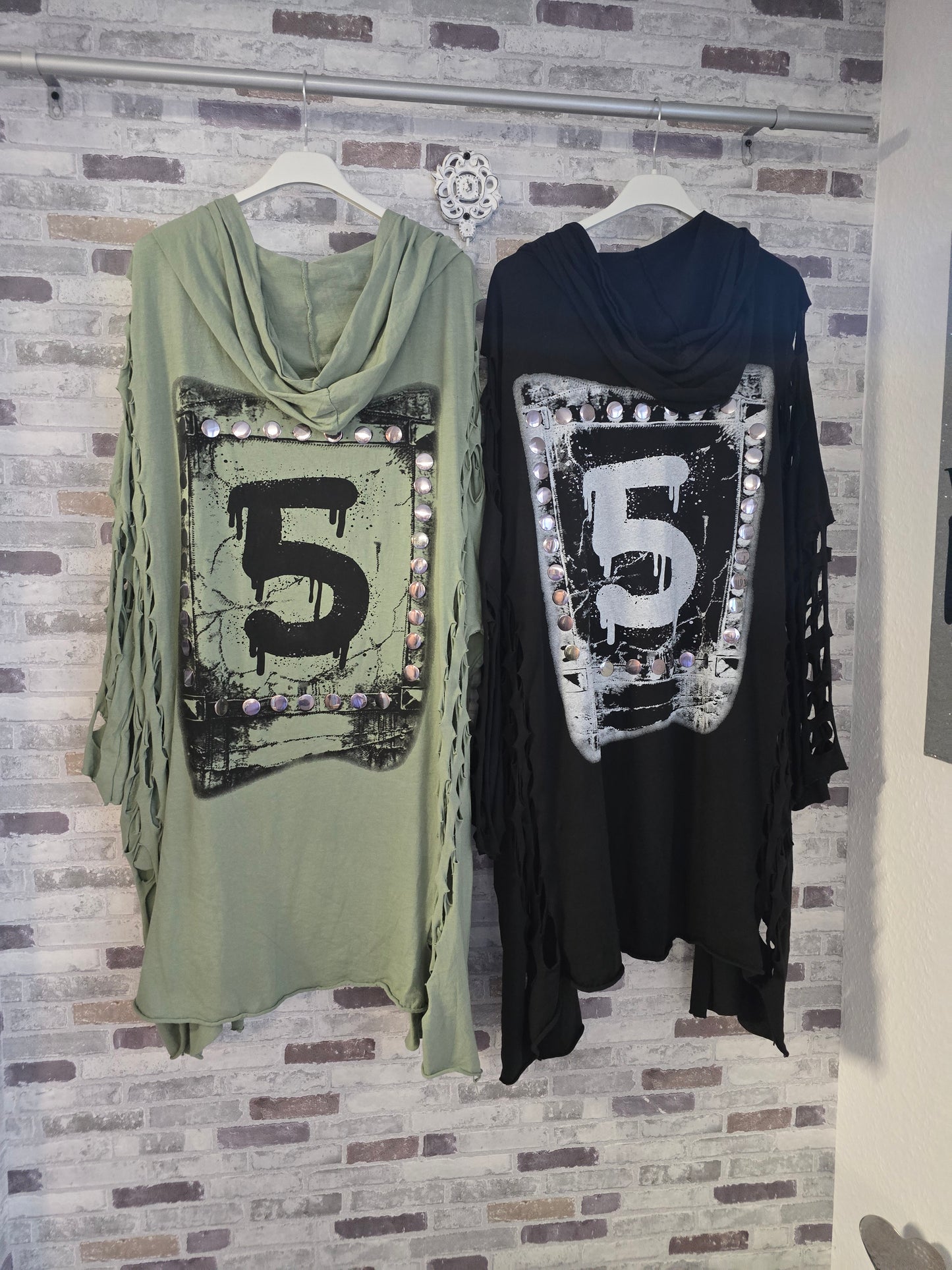 Oversize Motiv Jacke - Größe 52/54/56