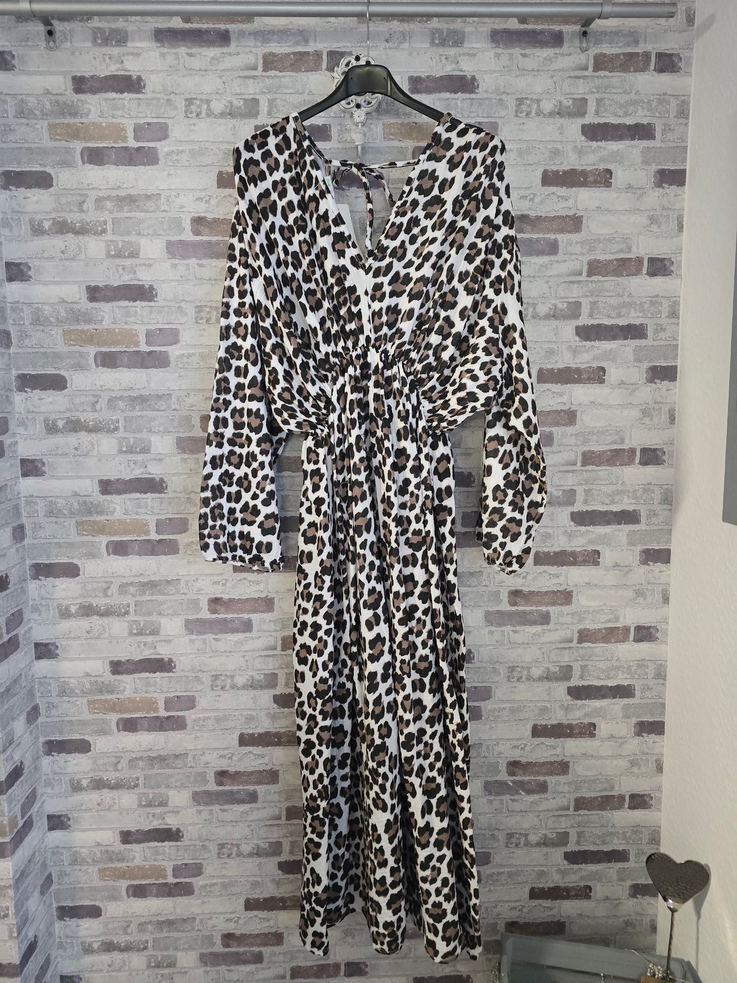 Leo Musselin Kleid - Größe 50/52/54