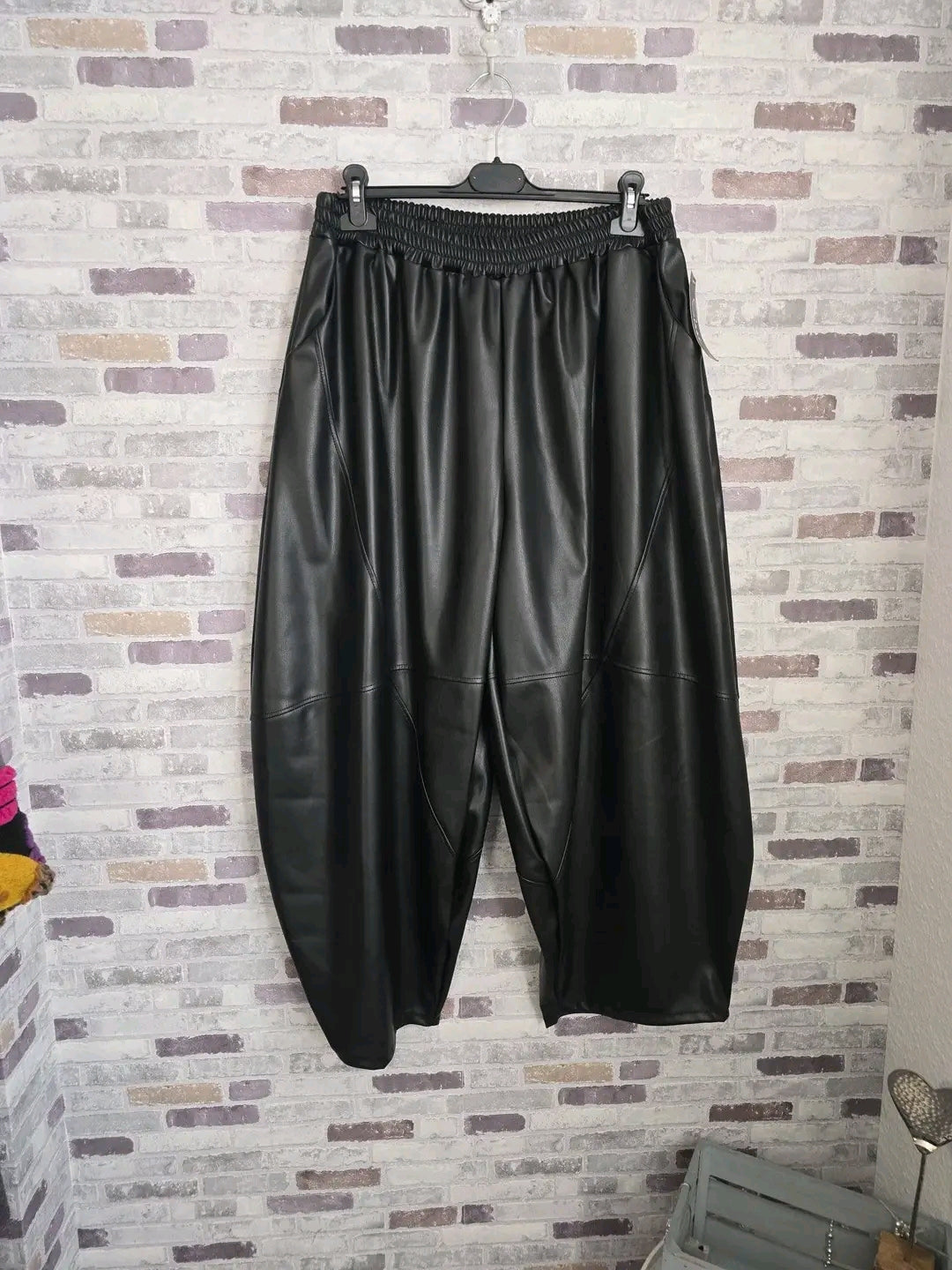 Lederimitat Ballon Hose - Größe 48/50/52/54