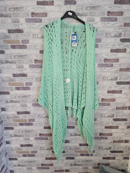 Loch Überwurf / Poncho - Größe 46-52